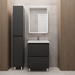 Stella Polare Зеркальный шкаф Анда 600х800/С R с Led-подсветкой – фотография-8